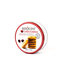 Печенье "Bisquini" Сдобное с мюсли и клюквой ж/б 150 г.